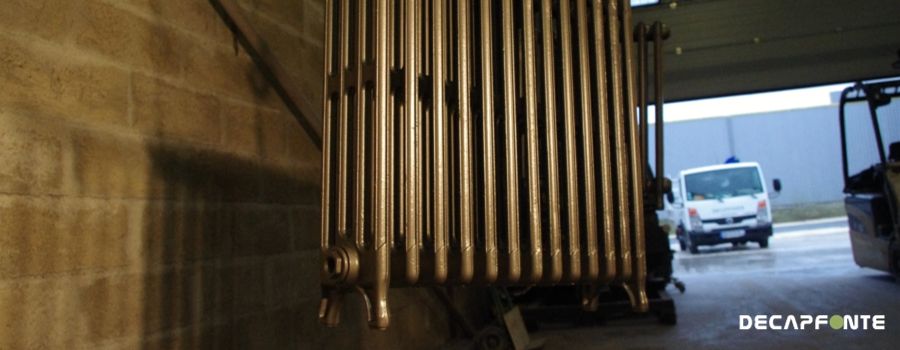 Decora Extrémité à pied de radiateur en fonte 2 Colonne 510x2052 Apprêt